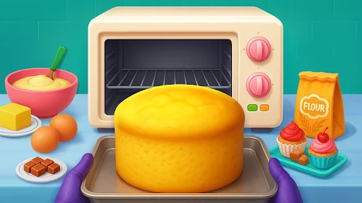 Gameplay screenshot 2 from Cake Maker DIY: Baking Games - Role Playing game